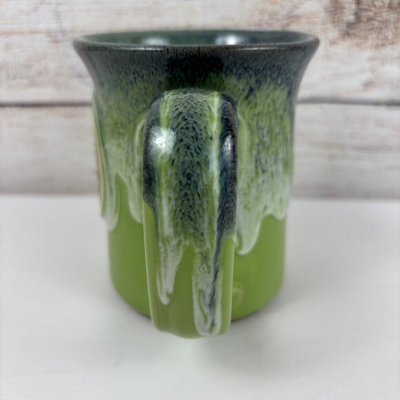 Wormz Organic "Join the Wormalution" Green Mug Deneen Pottery - Picture 4 of 7